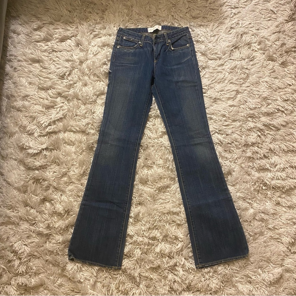 Paper Denim & Cloth Low Rise Bootcut Jeans Size 26 Made in Japan